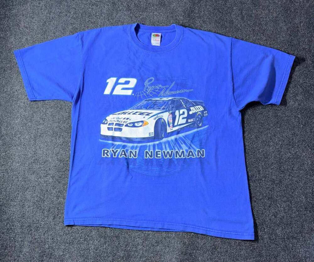 Fruit Of The Loom Ryan Newman #12 Racing T-Shirt Size XL